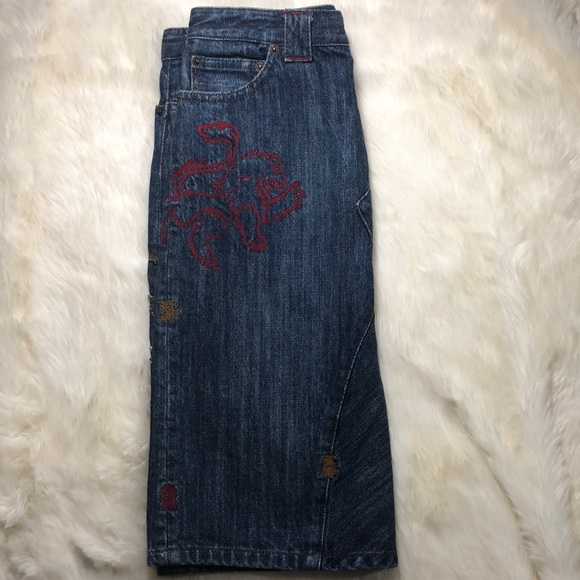 A/X ARMANI EXCHANGE jean skirt. - Picture 15 of 16